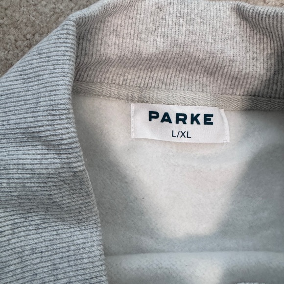 π₯π₯ HOST PICK!!π₯π₯ NWT Parke Cities Fleece Los Angeles Graphic Mockneck Grey large - Picture 4 of 7